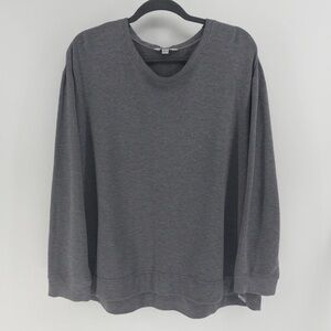 Orvis Sweatshirt Top Gray Soft Modal Blend Women's Size XL